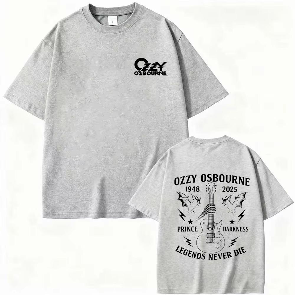 

Heavy Metal Rock Band Black Sabbath Ozzy Osbourne Legends Never Die Merch T Shirts Men s Women 3XL