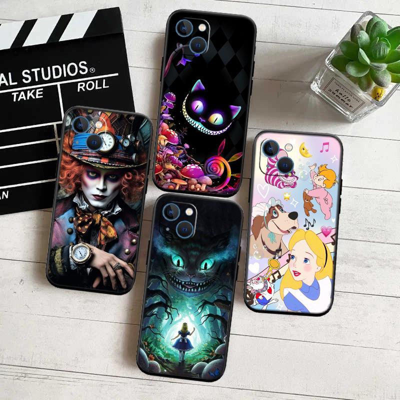 Alice in Wonderland Cat Princess New High-End Shell Phone Case for OPPO A3 Pro A72 A74 A76 A77 A77S A78 A79 A94 A95 A18 A40M A58