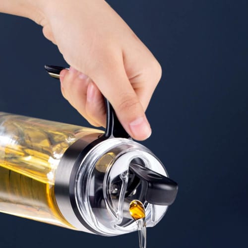 Huiyu Oil Bottle, Oil Pot, Olive Oil Bottle, Oil Pot, Gravity-Open Oil Bottle, 550ml X 1