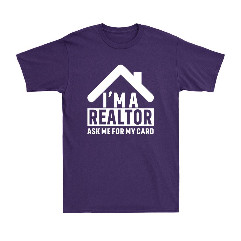 Funny Real Estate Agent Gift Idea Realtor Life Closing Sold Men s T-Shirt S разноцветный