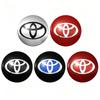4pcs 56mm Car Wheel Hub Center Stickers Decal Emblem For Toyota Hilux Aygo Yaris Ractis Corolla Camry CHR Auris Tacoma Accessory