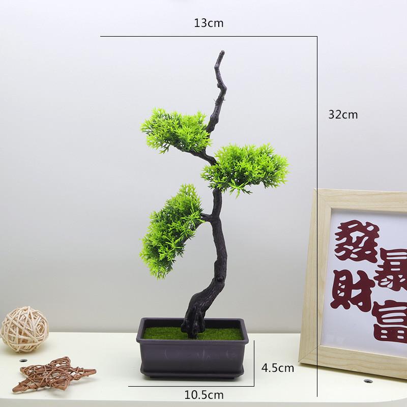 Densata Artificial Pinus Pineneedle Greenery Landscape Decor For Living Room