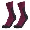 1 Pair Waterproof Socks Elastic Breathable Mid-Tube Soft Socks Foot Protection Windproof