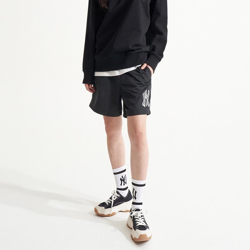 New MLB New York Yankees Casual Shorts Unisex Black 3ASMS0223-50BKS