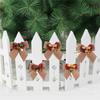 10/30PCS Christmas Tree Bow Christmas Ornaments Bell Home Garden Bows Christmas/Wedding Party Decoration