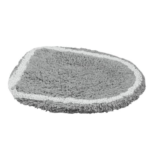 Toilet Mat Safety Elastic Easy Installation Bright Color Toilet Cover Hotel Bathroom Decor Elastic Fit Toilet Accessory
