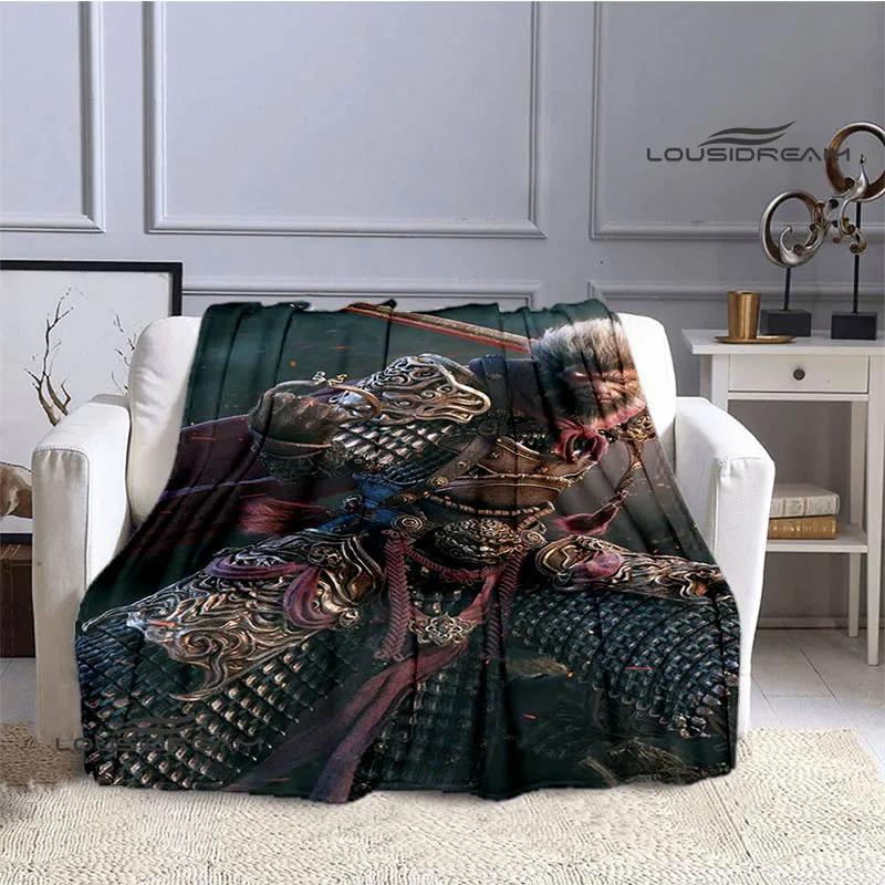 3D game Black Myth: WuKong Printed blankets Warm Flannel blankets Soft and comfortable blanket bed linings Birthday Gift