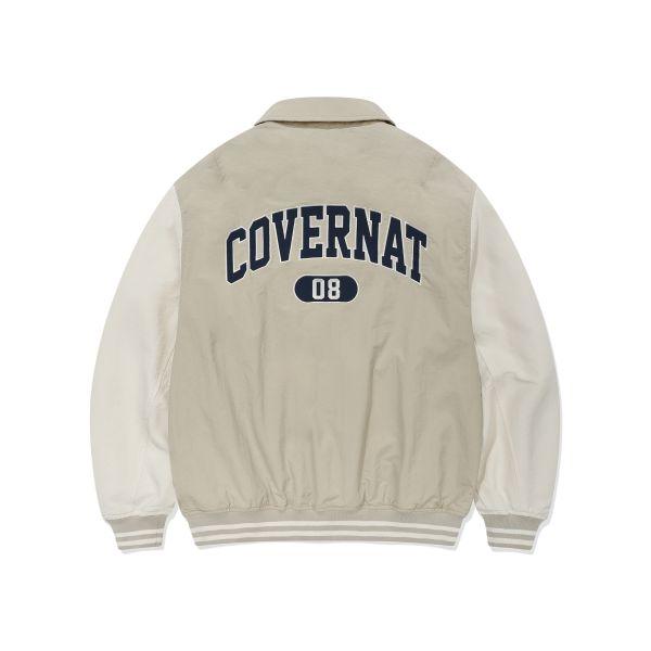 Covernat Early Autumn Fashion Casual Lapel Single-Breasted Versatile Jacket Unisex jackets Beige CO2501JK32BE