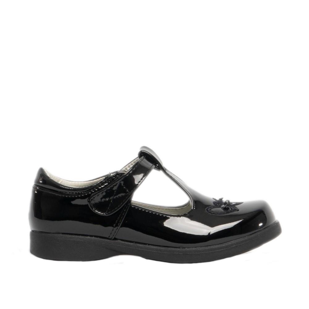 Boulevard Girls Touch Fastening T Bar Shoes