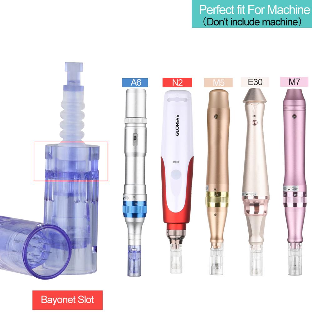 Zestaw wymiennych wkładów igłowych z portem bagnetowym Derma Pen Elektryczna mikroigła Wymień jednorazowe igły na Dr.pen A6