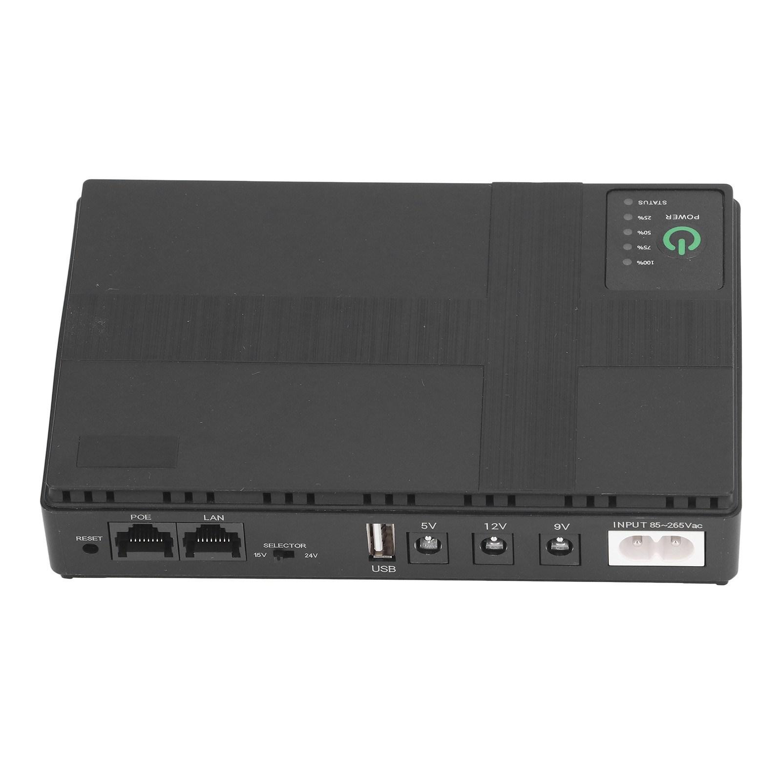 

Джерело безперебійного живлення 8800mAh UPS 85265 В вхід 5 В 9 В 12 В POE 15 В POE 24 В вихід для