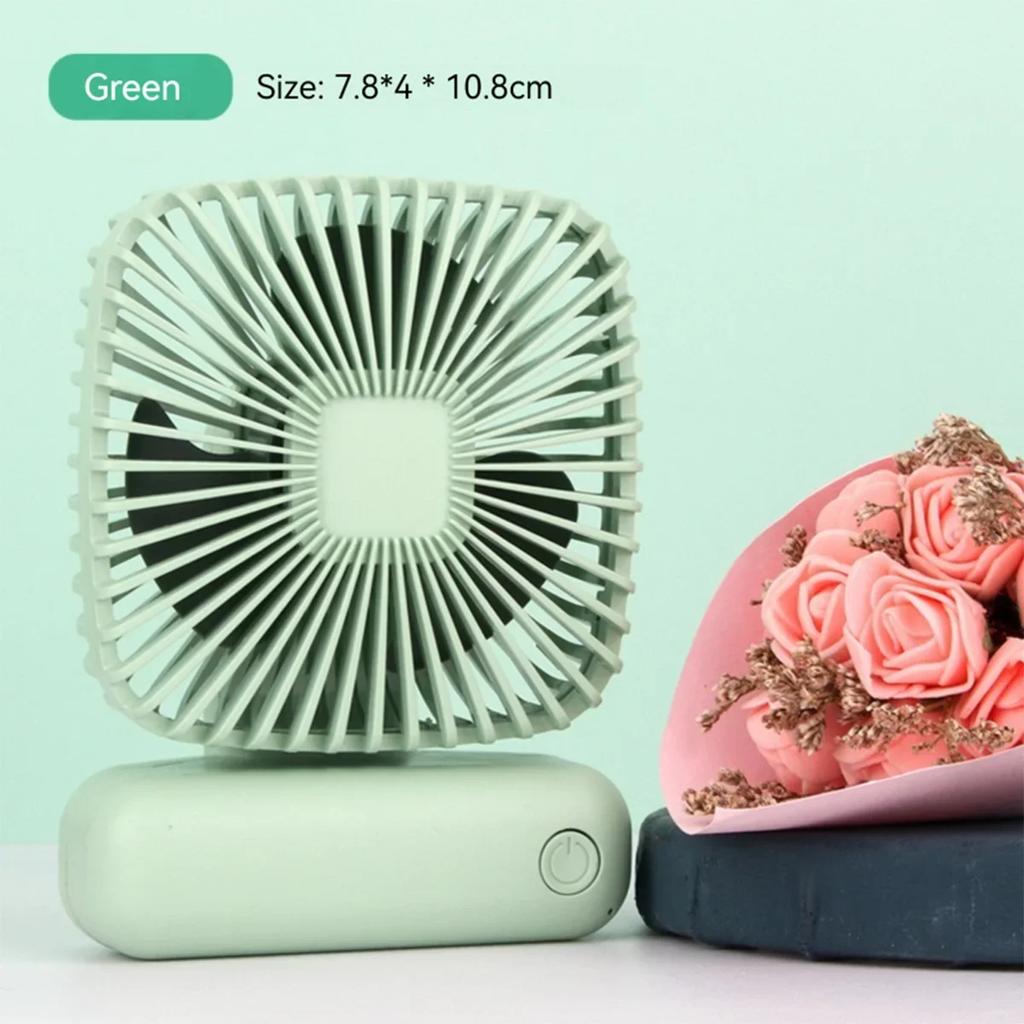 Desktop Mini Fan, Ultra Long Standby Time USB Three Speed Cool Breeze, Silent Portable Handheld, Minimalist Outdoor Summer Gift
