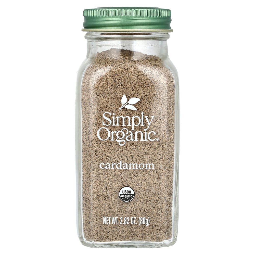 Simply Organics Cardamom .82 oz (80 Grams) 80g - 1 ea