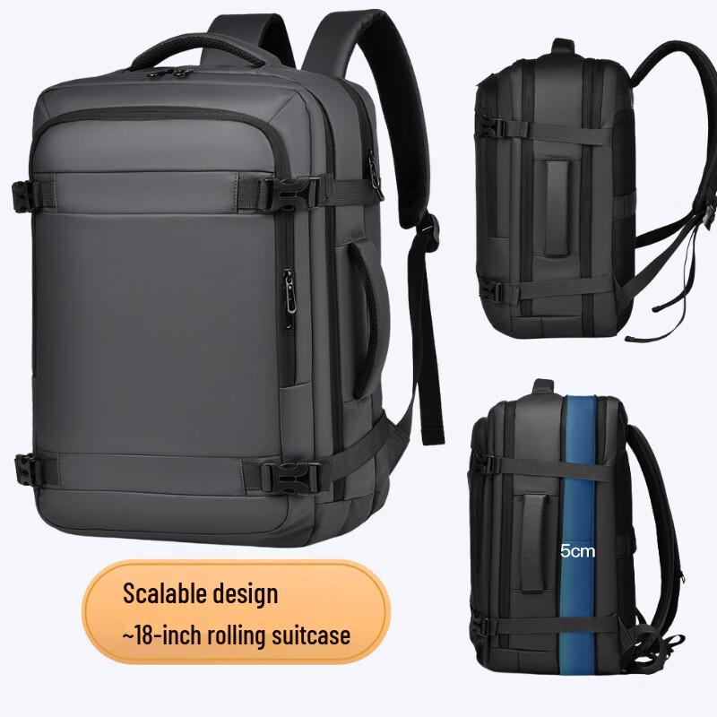 

Huanaheim Men s Expandable Large Capacity Backpack Student Size