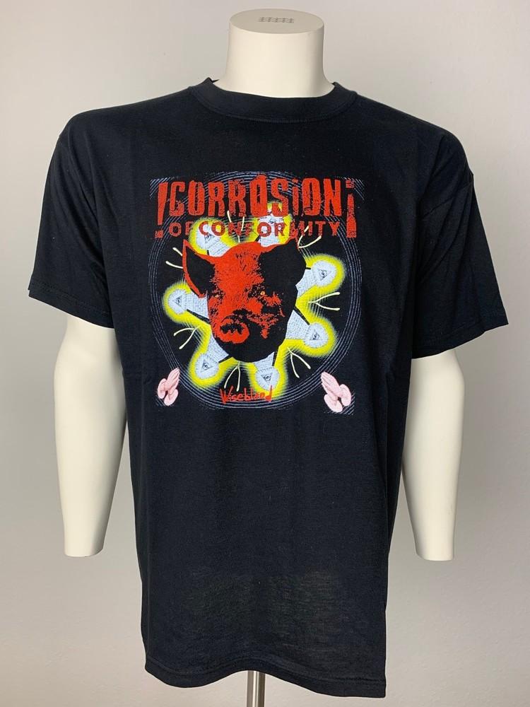 New Wiseblood Corrosion Of Conformity Band Shirt Black All Size HL074 Unisex T-Shirt S