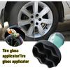 Tire Shine Applicator, Reusable Car & Truck Tire Dressing Applicator For No-Drip, Streak-Free Shine, Works With All Tire Shine & Gels Professional