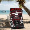 Beach Towel with CM Punk Pattern - soft,absorbent,machine washable Lightweight&Modern,swimming,Travel Essentials