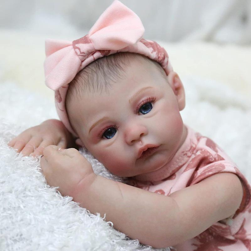 45CM Washable Infant Bath Doll Toy, Role-playing Figure for Girls, Children's Birthday Gift