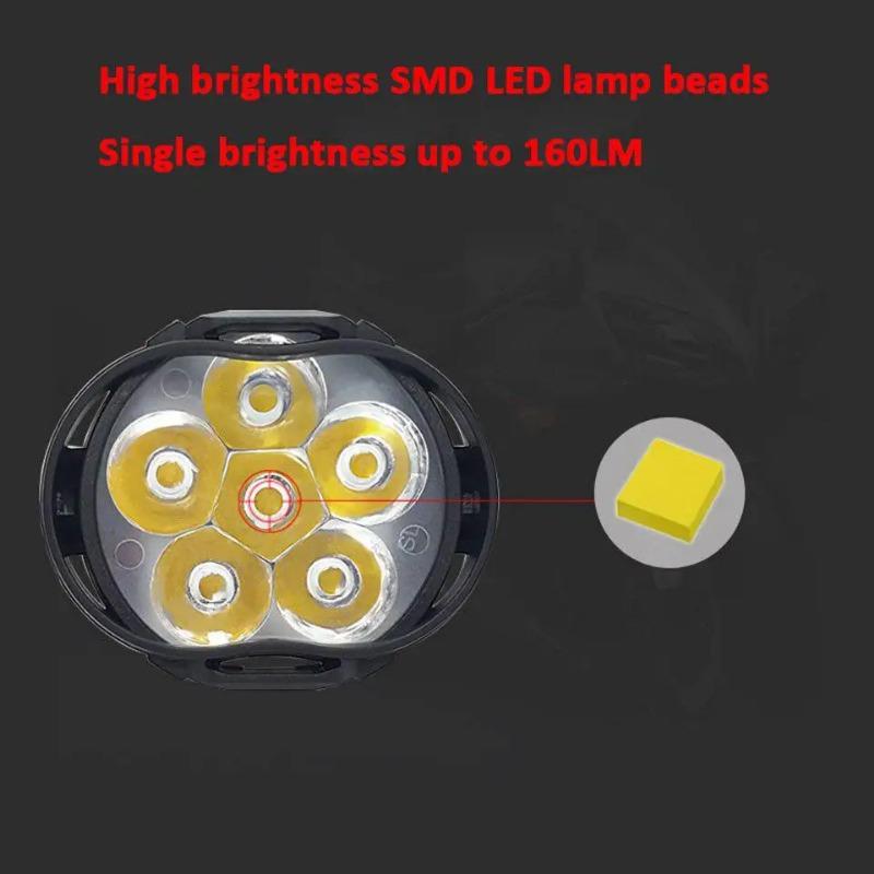 Motorcycle Additional LED Headlight Scooter Auxiliary Spotlight Upgrade Motorcycle Universal Spotlight Car Lighting Accessories