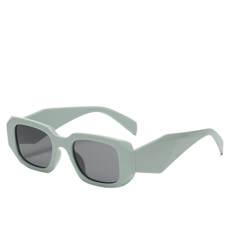 New Men Vintage Rectangle Frame Sunglasses Fashion Retro Sun Glasses Luxury Brand Design Glasse UV400 Shades Eyewear Women