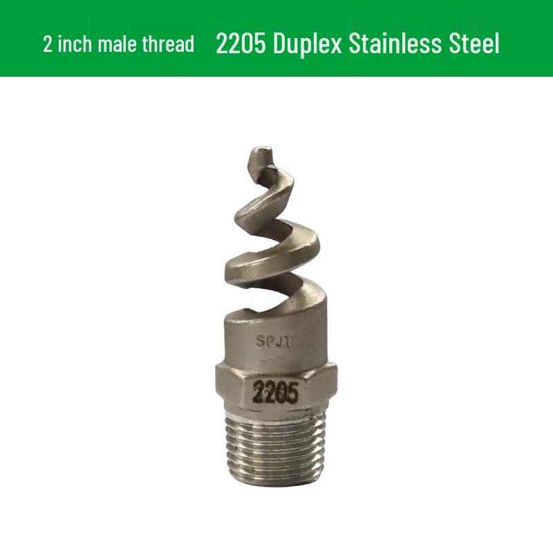 Stainless Steel Anti-Clog Spiral Spray Nozzle for Cooling Tower & Fire Protection