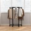 Multi-Functional Rotating Floor-Standing Drying Rack for Clothes and Hats