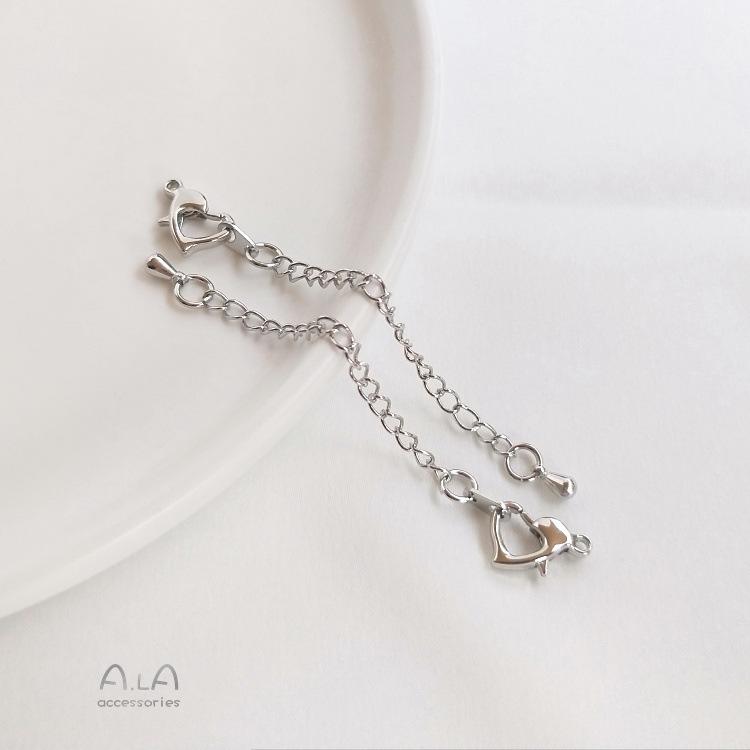 18K Gold Chain Extension: Color-Preserving Bracelet/Necklace In White, Rose, or Real Gold - DIY Jewelry Accessory