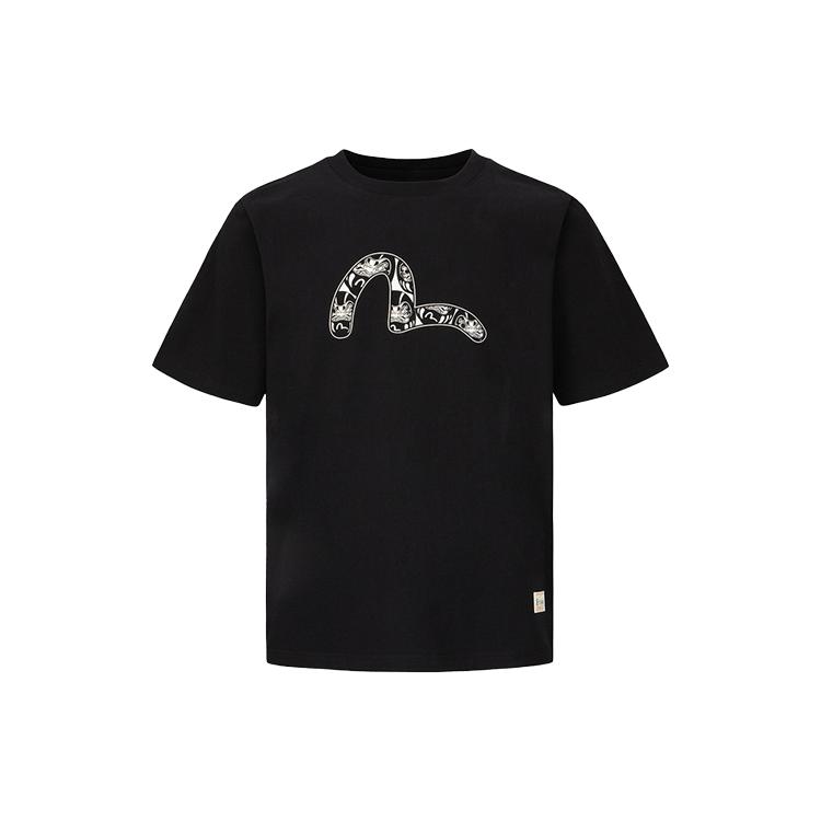 Evisu T-Shirts Men's Crew Neck Moderate Straight Fit 2ESHTM2TS523XXCT