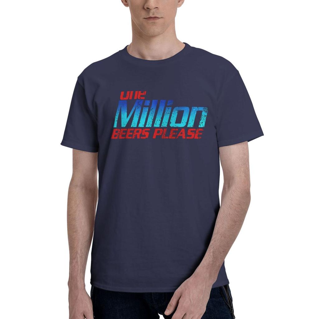 One Million Beers Please 100 Cotton Casual Breathable Confortable T Shirt Funny Mens TShirts Mens Gifts