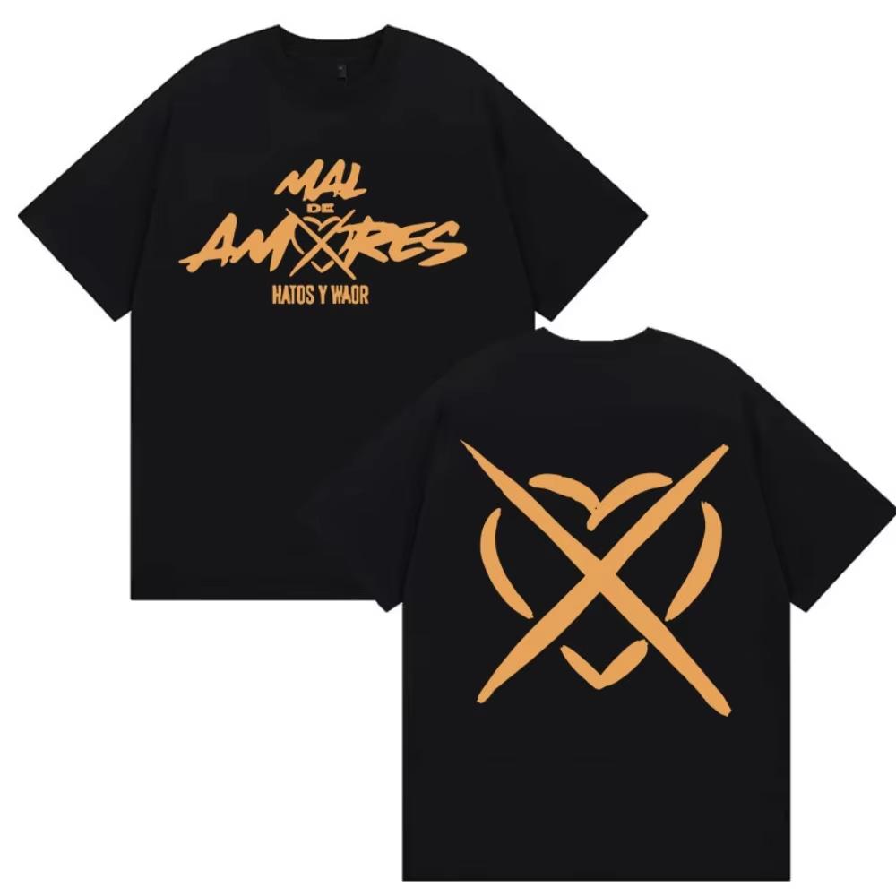 2025 New Rapper NATOS WAOR Album Merch T Shirts Unisex Women Retro 100 Cotton Short Sleeve Tshirt Hip Hop ONeck Clothing Tees L