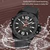 Naviforce Original Fashion Quartz Men Watch Silicone Strap Waterproof 50m Calendar Luminous Pointer Men Boys Casual Lightweight Watch NF7122