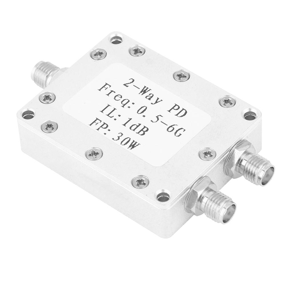 0.5-6GHz 30W RF Power Splitter 2-Way Power Divider Signal Power Splitter Module