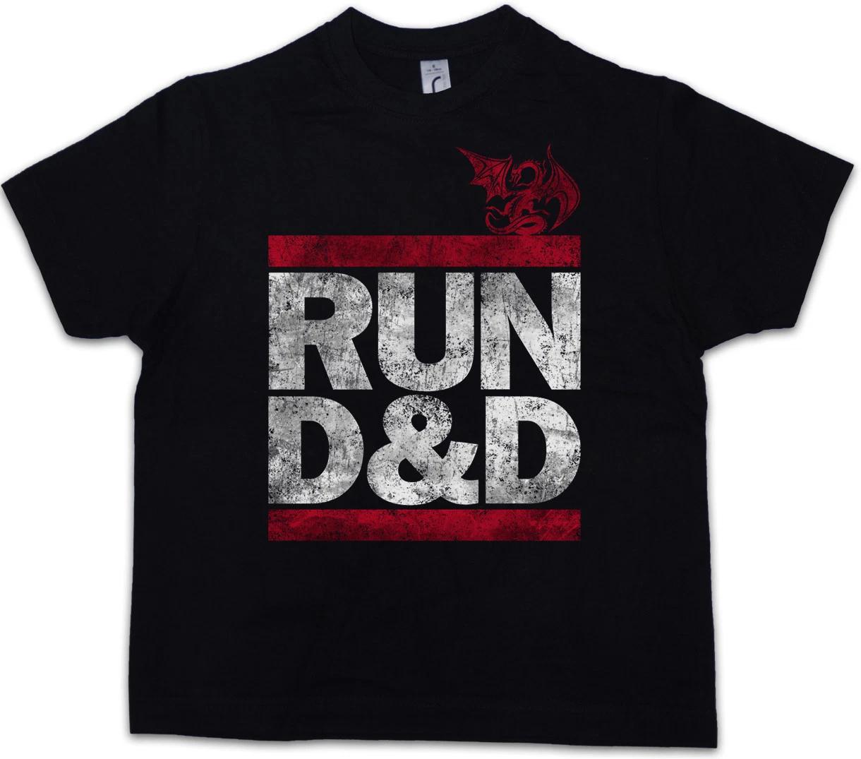 RUN D&D Kids Boys kids boys T-Shirt Fun Run Dungeons & Pen and Paper Dragons RPG Role play 100