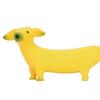 Banana Dog Sculpture Resin Funny Lovely Lightweight Banana Dog Art Decoration for Home Desktop L 20x9cm 7.9x3.5in