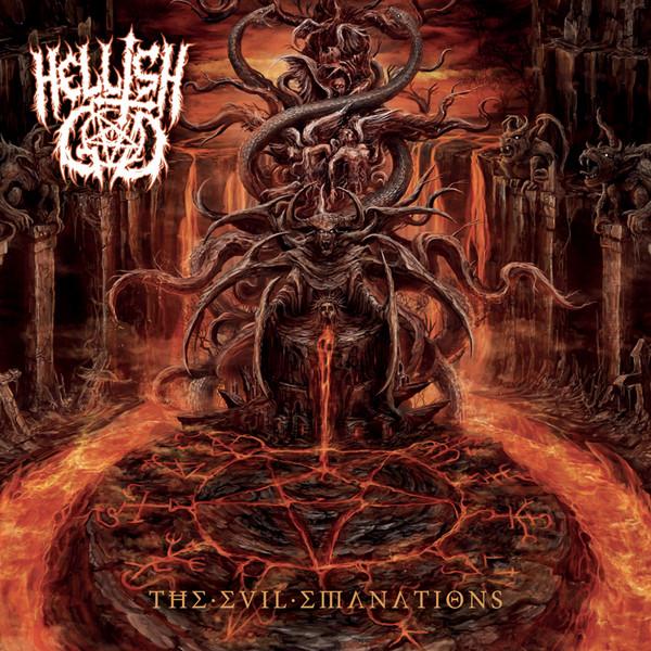 Виниловая пластинка HELLISH GOD Evil Emanations SPIT014LP EVERLASTING SPE 2018 Италия Метал