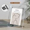 INS Transparent Acrylic Picture Frame Poster Tag Display Wedding Photo Holder Desktop Wall Decor Porta Retrato