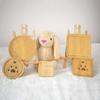 1PC Bamboo Tray Wood Saucer Flower Pot Tray Cup Pad Coaster Plate Kitchen Decorative Plate Creative Coaster Coffee Cup Mat