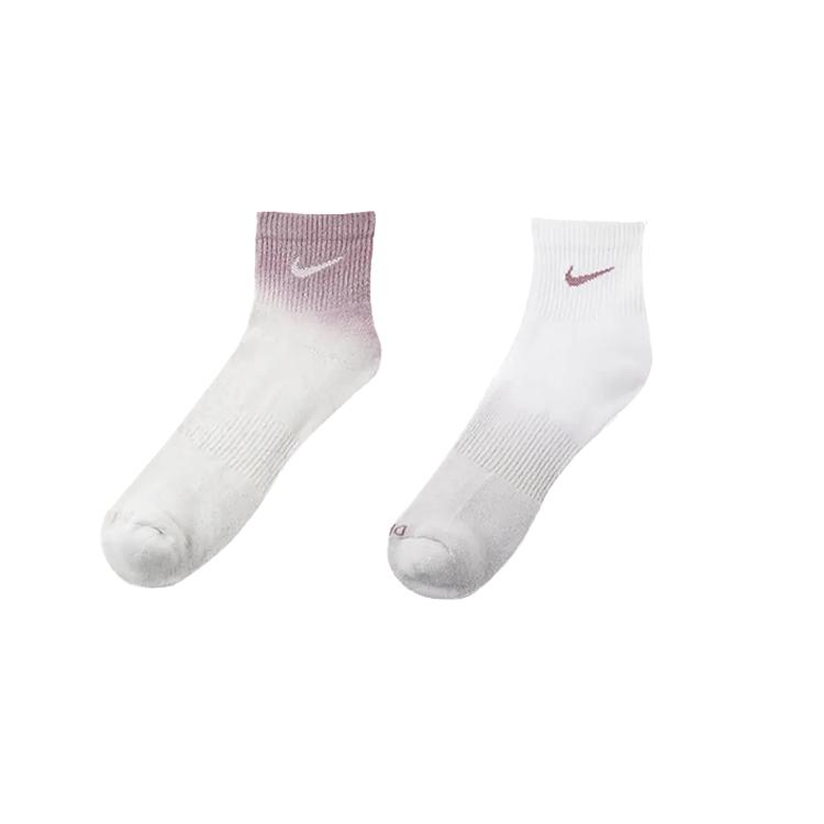 Nike Dri FIT Everyday Plus Ankle Socks Unisex 2 Pack Multicolor FJ4913-912 26-28