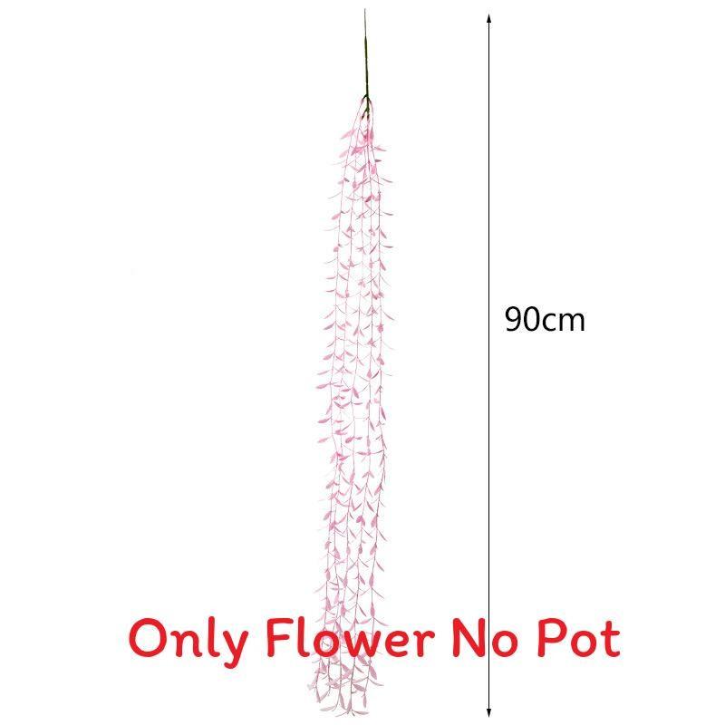 Green Babylonica Salix Plant For Home Event Decoration And Props Photography