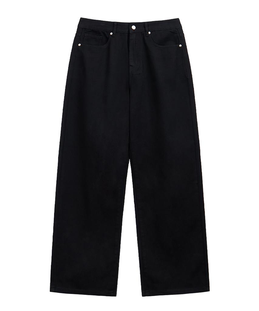 U Life G Basic Washed Cotton Wide Pants 6 Colors [Ulzp_0002] (B Type)