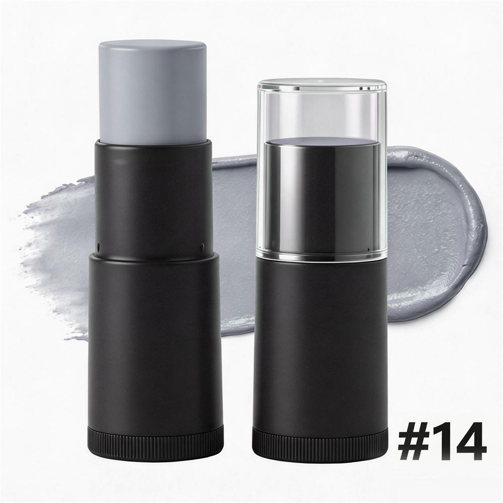 Halloween Bianco Nero Pittura Viso Corpo Lunga Durata Impermeabile Alta Pigmentazione Stick Pittura Viso Fondotinta Crema Cosmetici Trucco