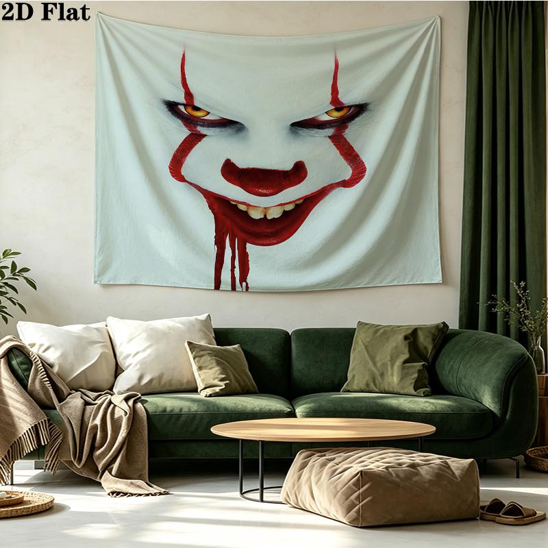 Pennywise Printed Tapestry – Wall Hanging for Bedrooms, Dorms, and Home Decor