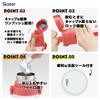 Skater Children's Water Bottle 2WAY Direct Drinking Cup Type Strawberry Strawberry Pink 350ml (When Drinking) 420ml (When Drinking Directly) Stainless