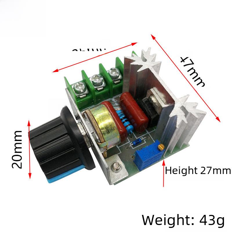 2000W High Power Thyristor Voltage Regulator for Dimming, Speed, and Temperature Control