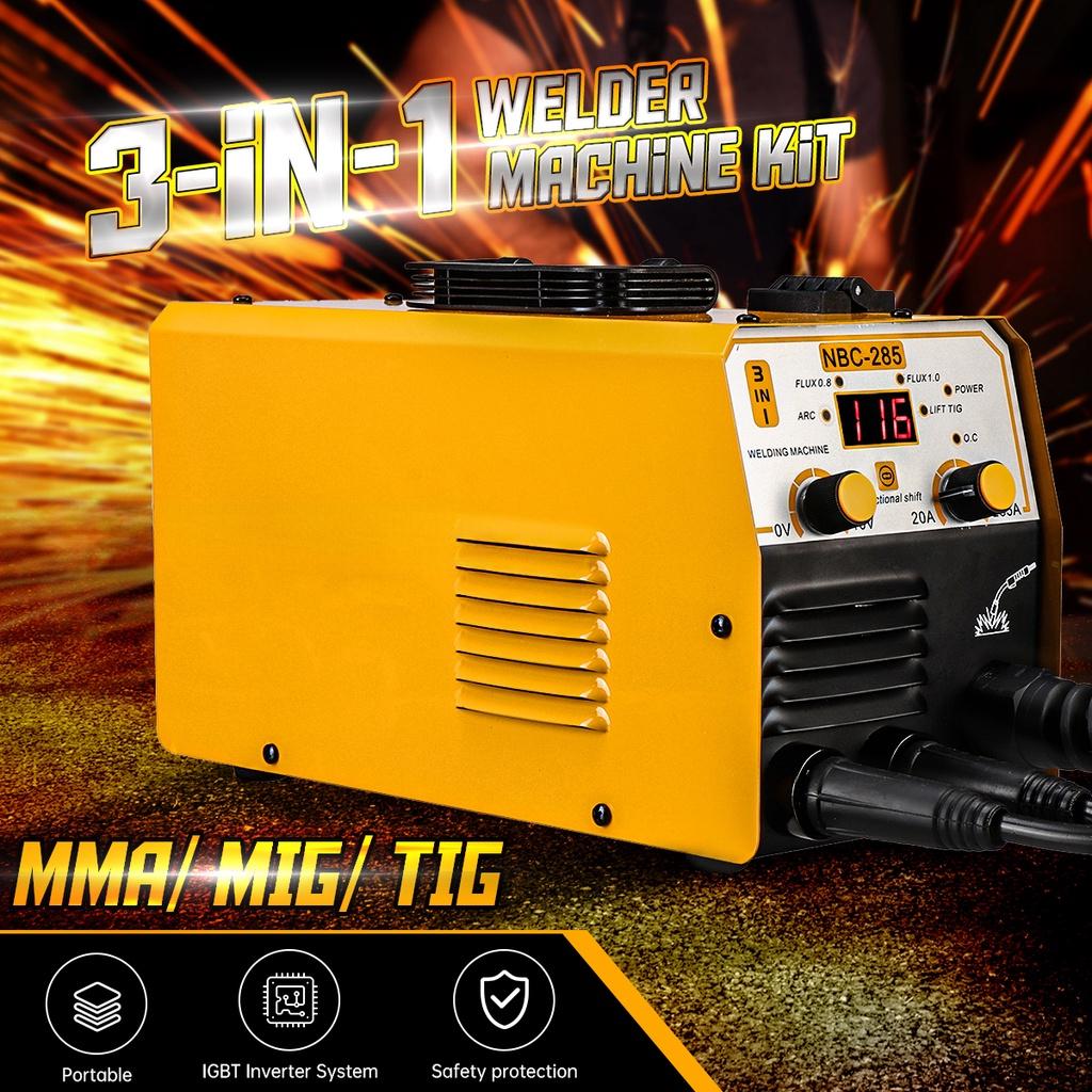 Intelligentes Schweißgerät MMA Schweißgerät WIG Schweißgerät Tragbares Elektrisches MIG Lichtbogen WIG Schweißgerät 3 in 1 220V
