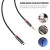 Headphone Extension Cable 3.5mm Male to Female Audio Cable for Professional Microphone Mixer Power Amplifier Ktv Stage Sound