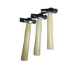 Round Head Mini Hammer Wooden Handle Double-Faced Hammer Ball Peen Hammer  Smashing Walnut