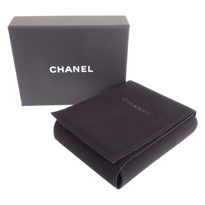 Chanel ABG722B22896 Necklace Champagne Gold Metal/leather Women