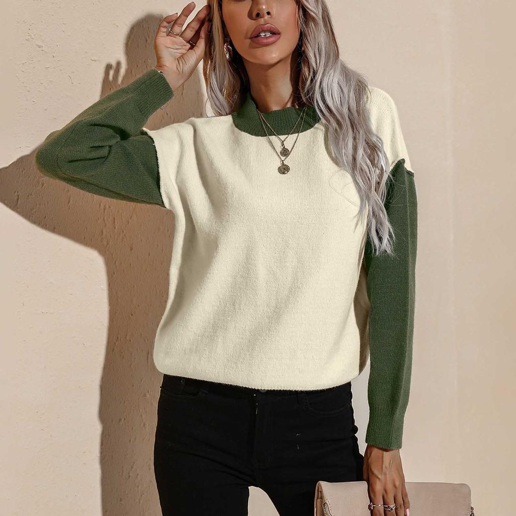 Women's Fashion  And Winter Wear Loose Long-sleeved Jumper Knitted Sweaters