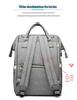 LEQUEEN Lightweight Multifunctional USB Charging Diaper Backpack for Moms